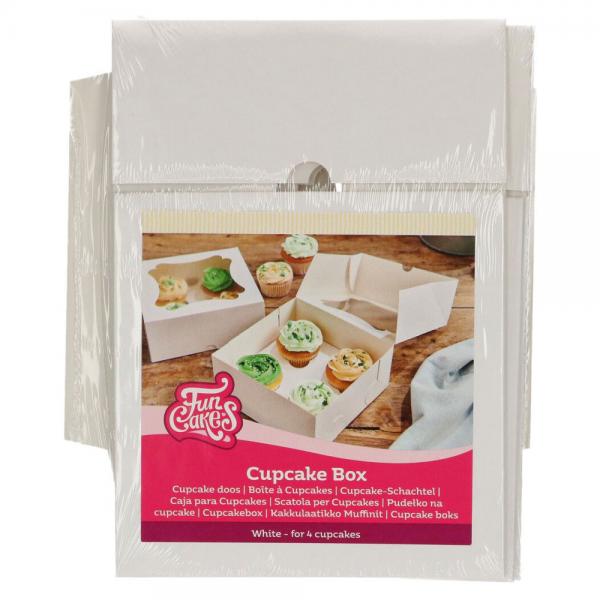 FunCakes Cupcake Box Valkoinen