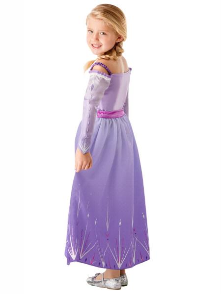 Frozen 2 Violetti Elsa Mekko Lasten