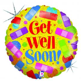 Folioilmapallo Get Well Soon