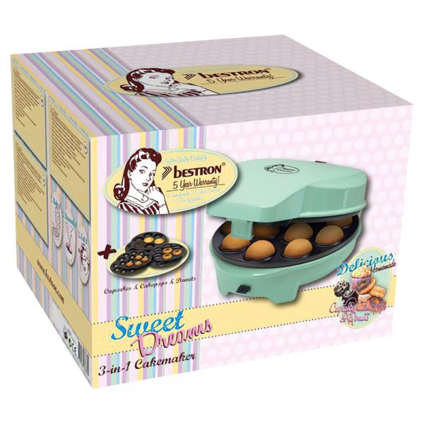 Bestron Sweet Dreams 3-In-1 Cake Maker