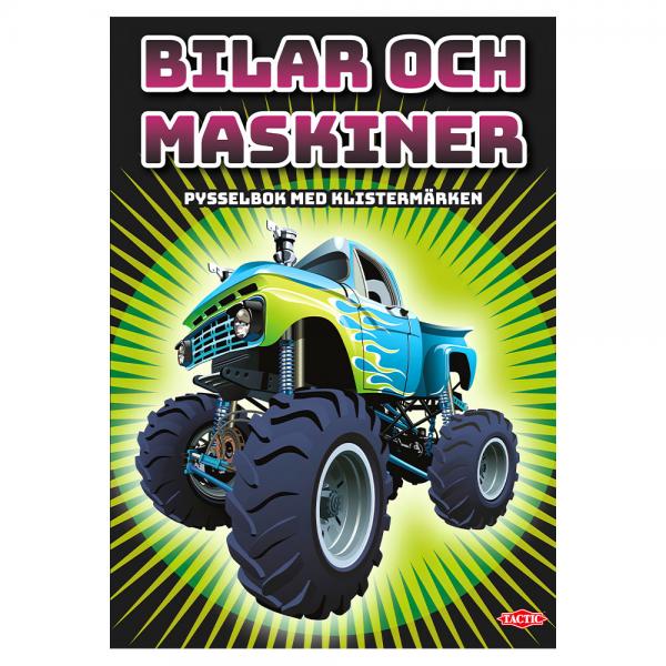 Bilar och Maskiner Puuhakirja Tarroilla Autot ja Koneet