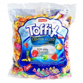 Toffix Center Filled Fruit Chew Hedelmäkarkit 800g