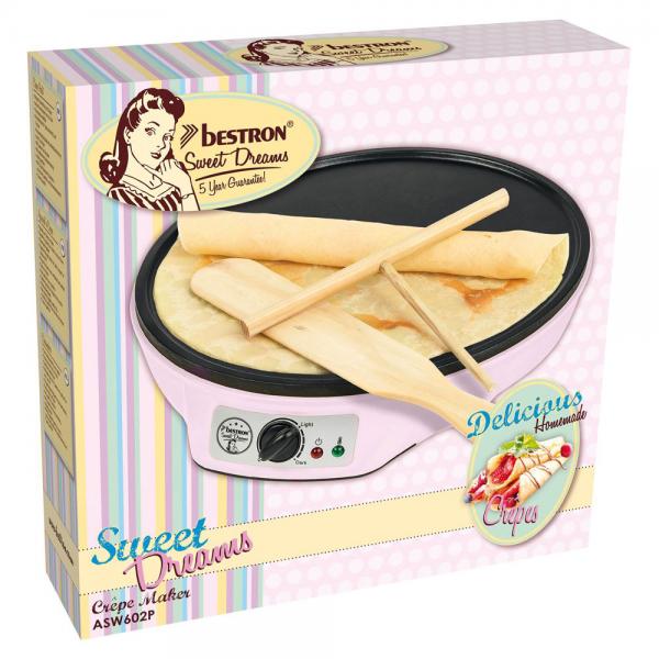 Bestron Crepe Maker Pannukakkurauta