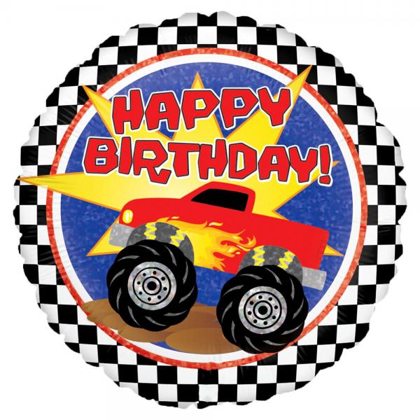 Happy Birthday Ilmapallo Monster Truck