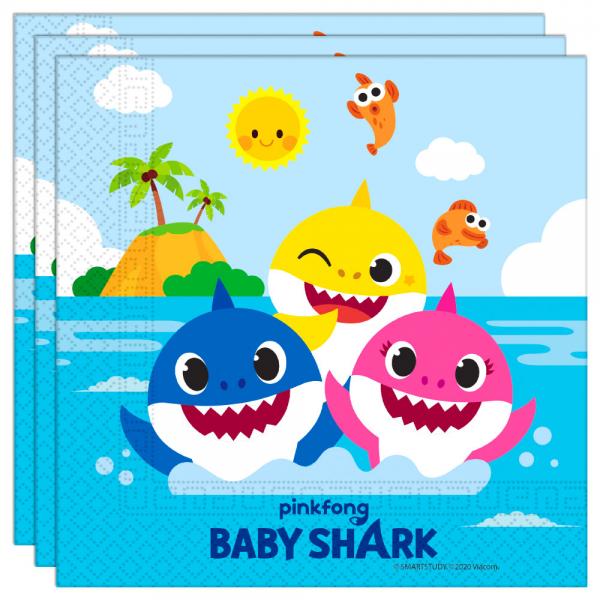 Baby Shark Synttrit Lautasliinat