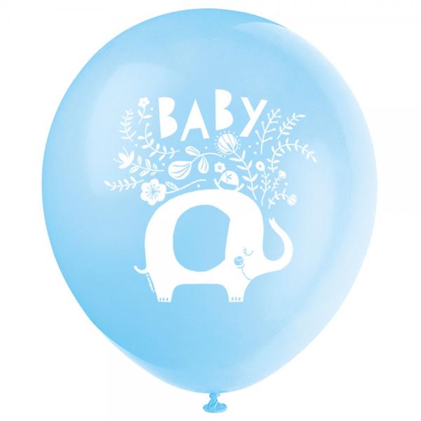 Babyshower Ilmapallot Norsu Siniset