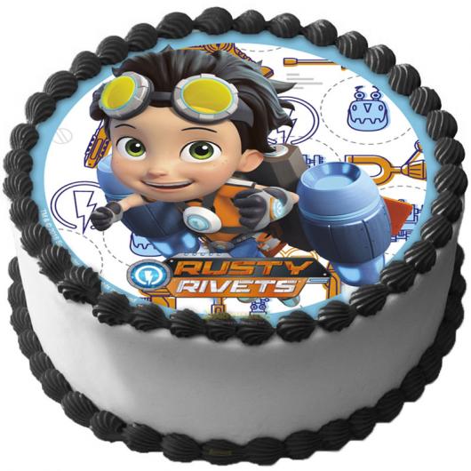 Rusty rivets cake | Birthday party cake, Birthday, Cake