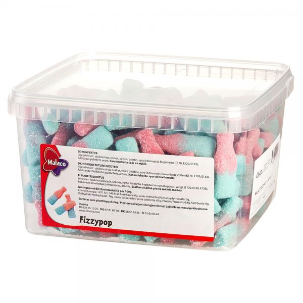 Malaco Fizzypop 1,5 kg