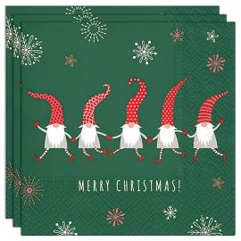 Tonttu Lautasliinat Merry Christmas