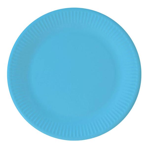 Siniset Pahvilautaset Solid Color