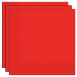 Punaiset Servetit Solid Color