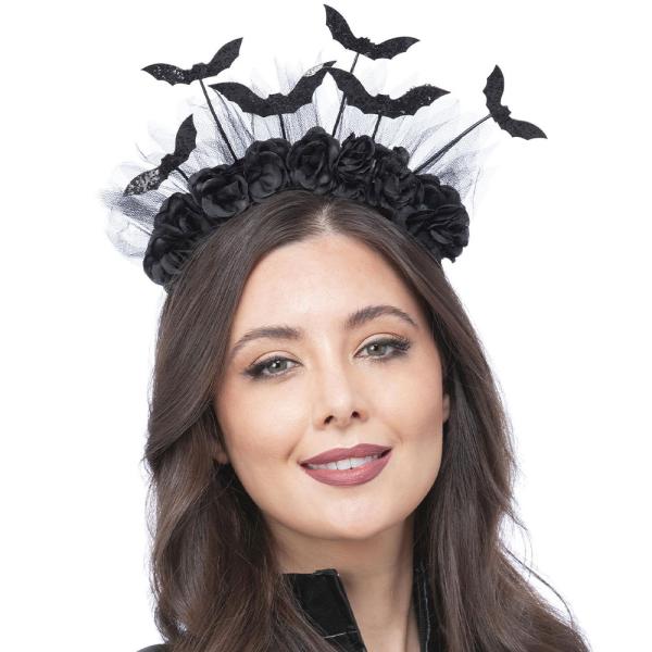 Gothic Lepakko Panta Ruusuilla