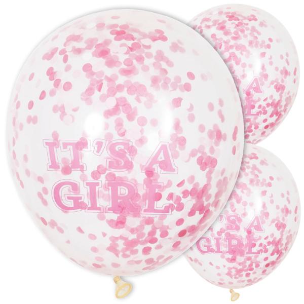 KonfettI-ilmapallot It's a Girl