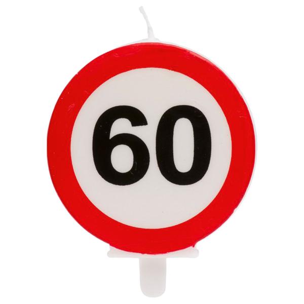 Kakkukynttilä Liikennemerkki 60
